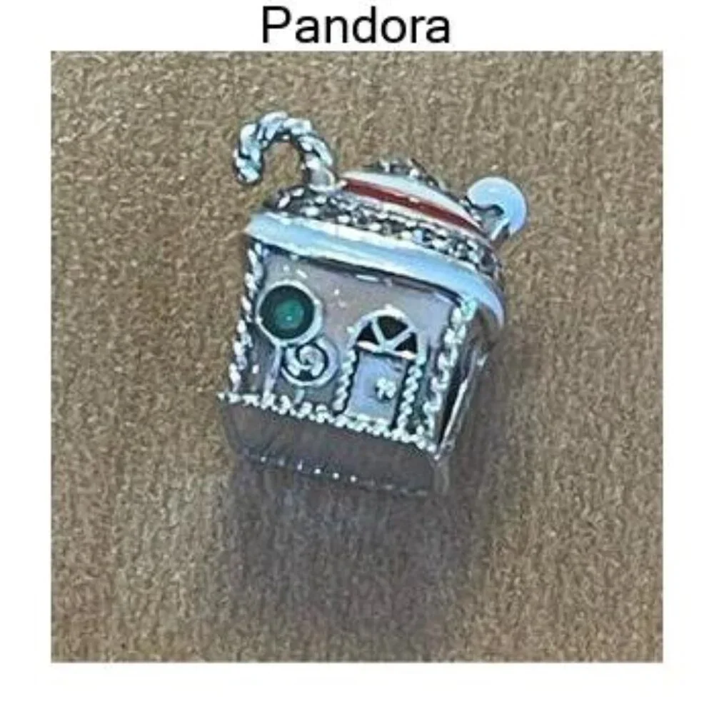 Authentic Pandora Festive Gingerbread House Charm
